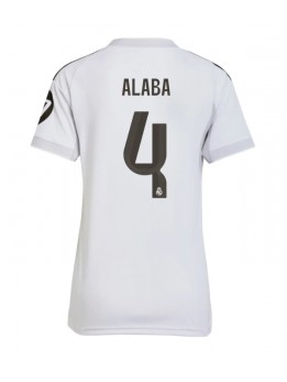 Real Madrid David Alaba #4 Replika Hemmakläder Dam 2025-26 Kortärmad